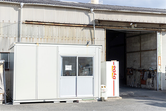在庫管理も可能。迅速な出荷と輸送ができる倉庫